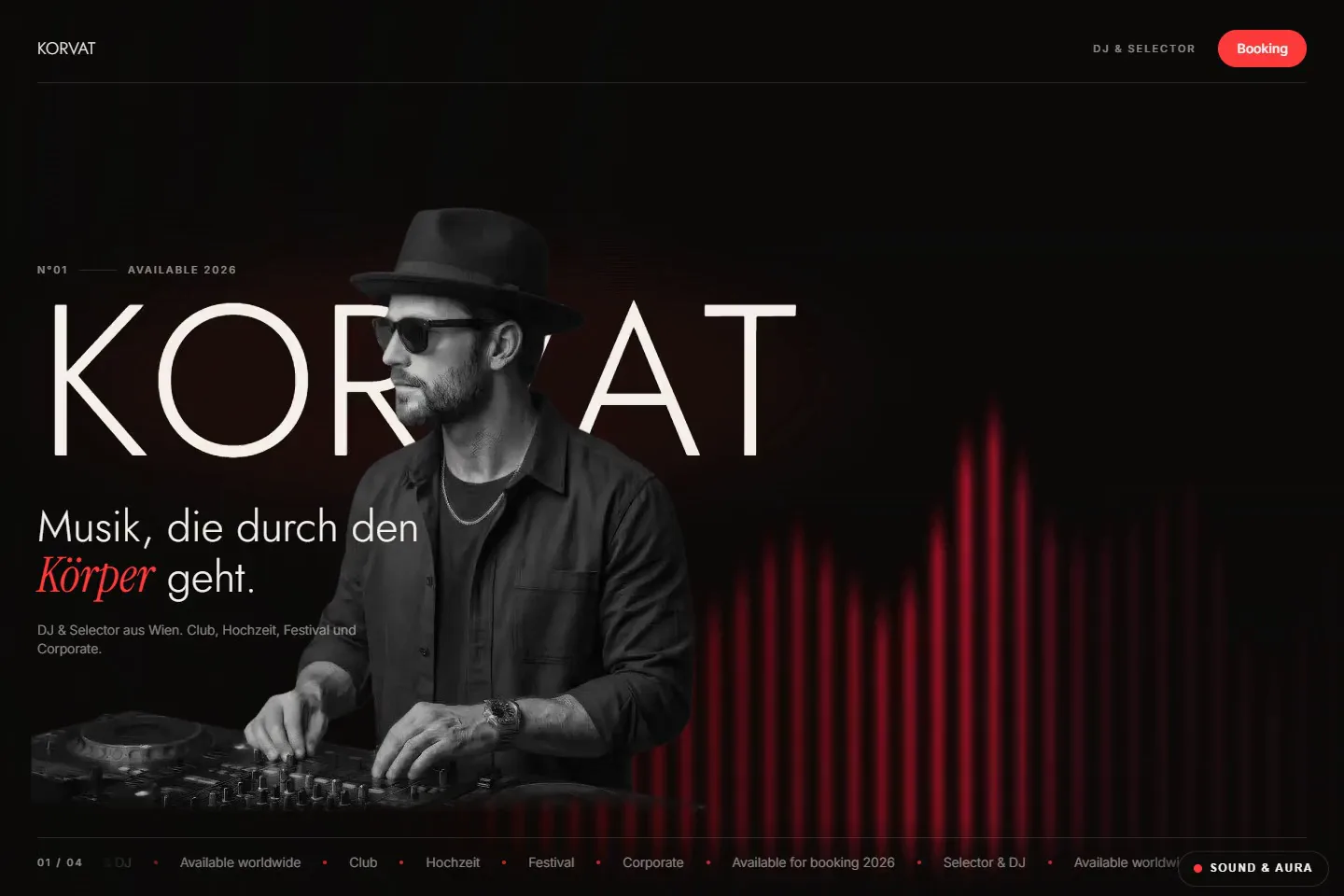 KORVAT: Website-Vorschau